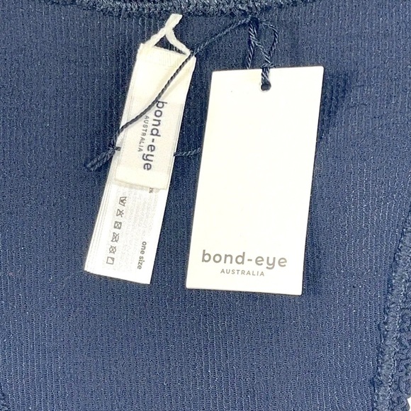 BOND-EYE 'THE MOGUL' BANDEAU SIDE CUT OUT ONE PIECE BLACK (O/S) (B63) - Picture 9 of 10